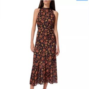 Sam Edelman Paisley Print High Neck Dress